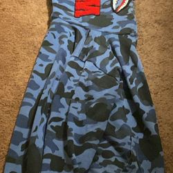 Dark blue camo Bape hoodie