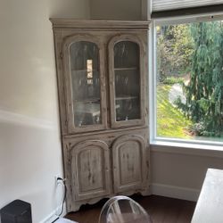 Vintage Corner Cabinet