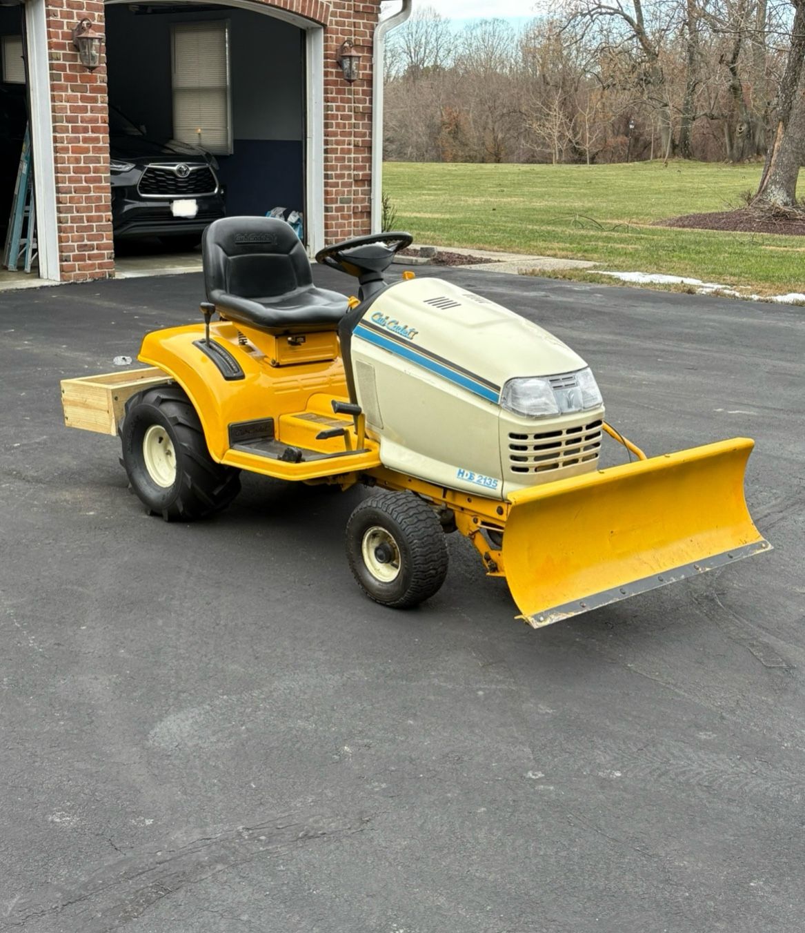 Cub Cadet With Snow Plow- Runs Well