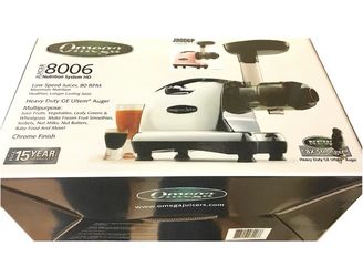 Omega J8006P Slow Juicer Nutrition System HD