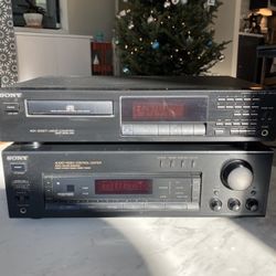 $100 SONY receiver STR- D615 & CD Player
