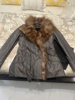 Designer Winter Jacket With Real Fur