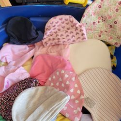 Baby Girl Beanies/ Gorritos Para Bebe Niña
