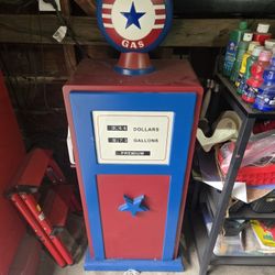 Little Gas Pump W/ Storage