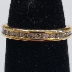 14kt Yellow Gold Diamond Eternity Band 