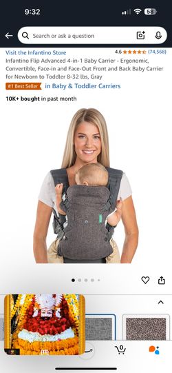 Infantino Flip Advanced 4-in-1 Baby Carrier