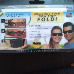 HD Vision  Fold Aways Sunglasses 