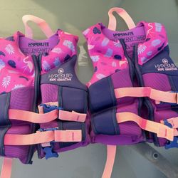 Hyperlite Children’s Life Jackets (2 @ $10 Each)