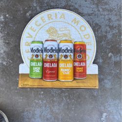 Modelo Especial Metal Tin Beer Sign