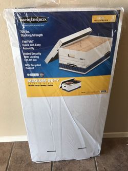 Legal Size Bankers box 10 x 15 x 24 brand new