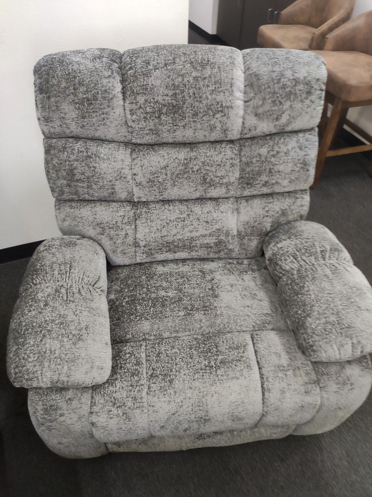 Gray Sofa Chair with Massage and Heat Function (Missing Remote for Reclining Functions)