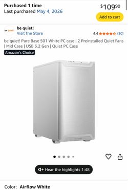 Be quiet! Pc case for atx  build