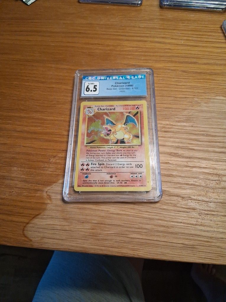 Cgc 6.5 Base Set Charizard