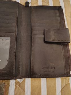 Italian Leather Wallet Lot 8 Pieces Fossil Jack Georges Genuine Leather