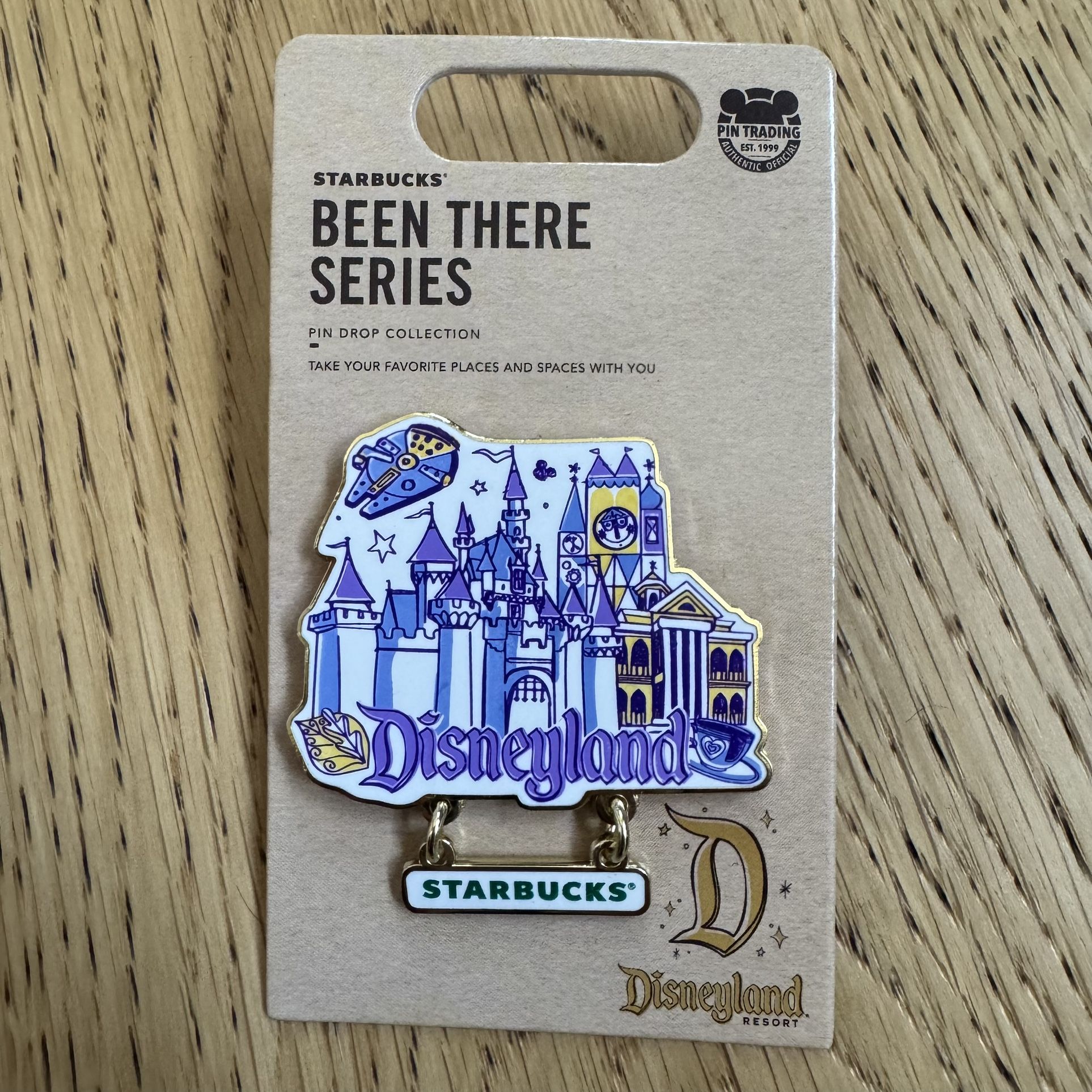STARBUCKS BEEN THERE SERIES DISNEYLAND RESORT DISNEY PIN