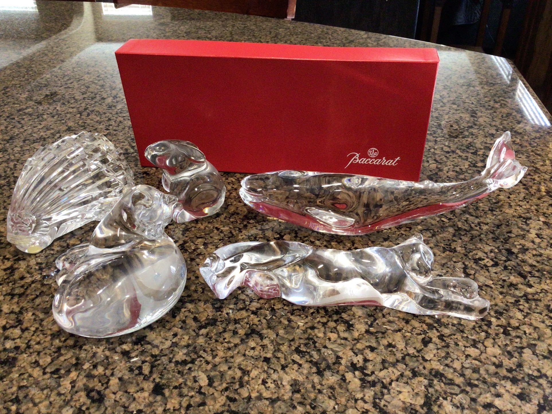 Baccarat France Crystal Figurines And Paperweights … $50 - $125 Each