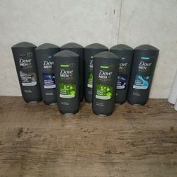 8 Body Wash Dove Men Para Hombre 