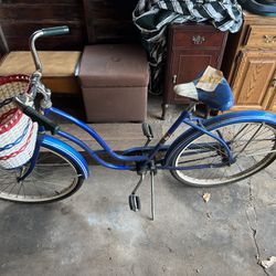 blue amf girls bike
