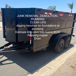 Trailer Clean Up Excavator 