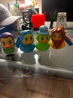 Rubber Disney Ducks 4 piece set