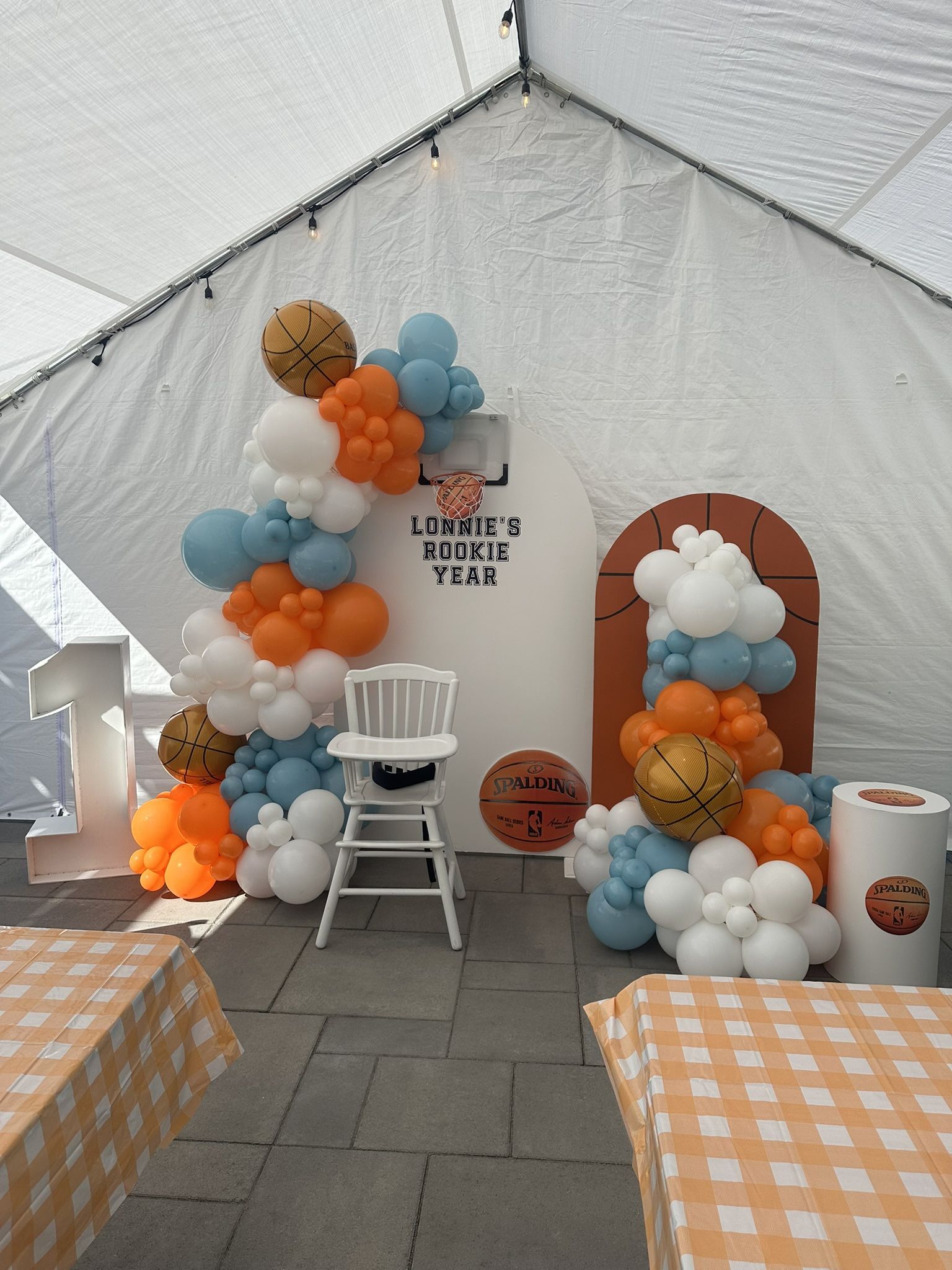 Basket Ball Birthday Balloons 