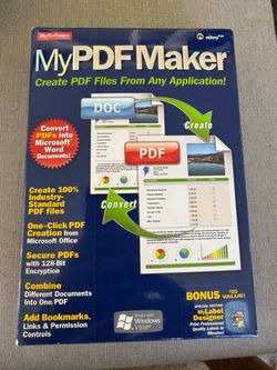 New MySoftware MyPDF Maker PC Software