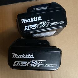Makita 18V 5.0Ah LXT Lithium-Ion Battery 2pack #BL1850B