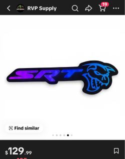SRT Ghoul RGB Badge