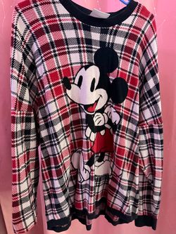 Holiday Mickey Plaid Spirit Jersey