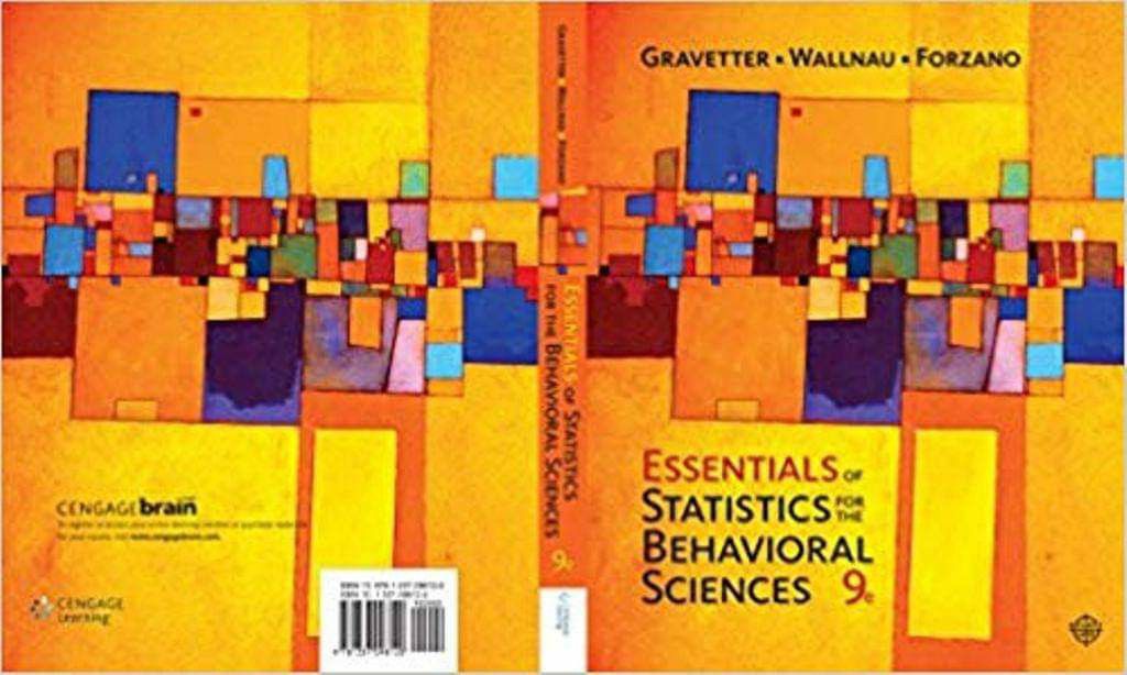 Essentials of Statistics for The Behavioral Sciences 9th Edition ebook PDF