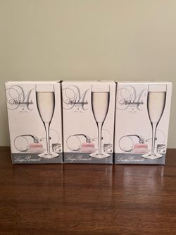 Luigi Bormioli Michelangelo Champagne Flutes – Set of 12 (New in Box)