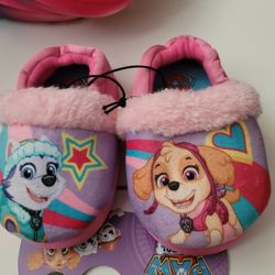 GIRLS PAW PATROL SLIPPERS 