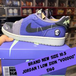 DS Jordan 1 Low Zion Williamson “Voodoo 2.0”