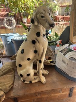 Large Dalmatian Ceramic Figurine