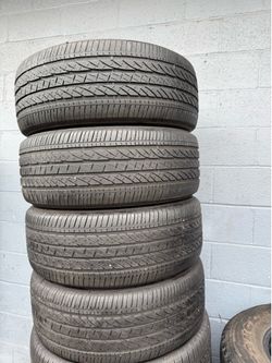 245/50r19 Bridgestone  tires en excelentes condiciones de vida las 4