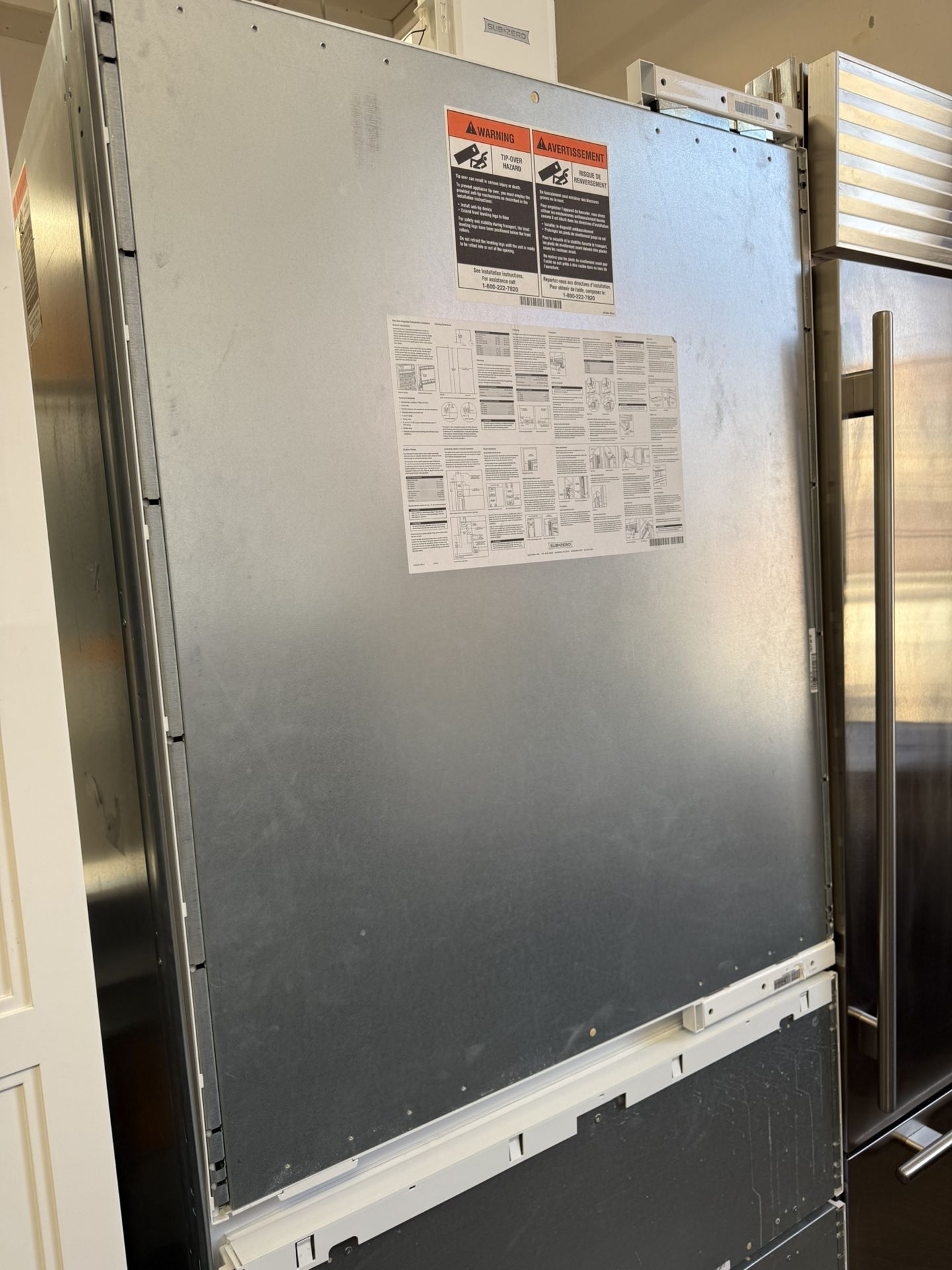 Sub -Zero 66” Column Refrigerator and Freezer Panel Ready