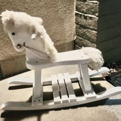 Wooden Rocking Horse 