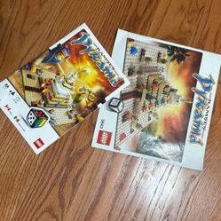 2010 Lego Ramses Pyramid Board Game Instructions Only