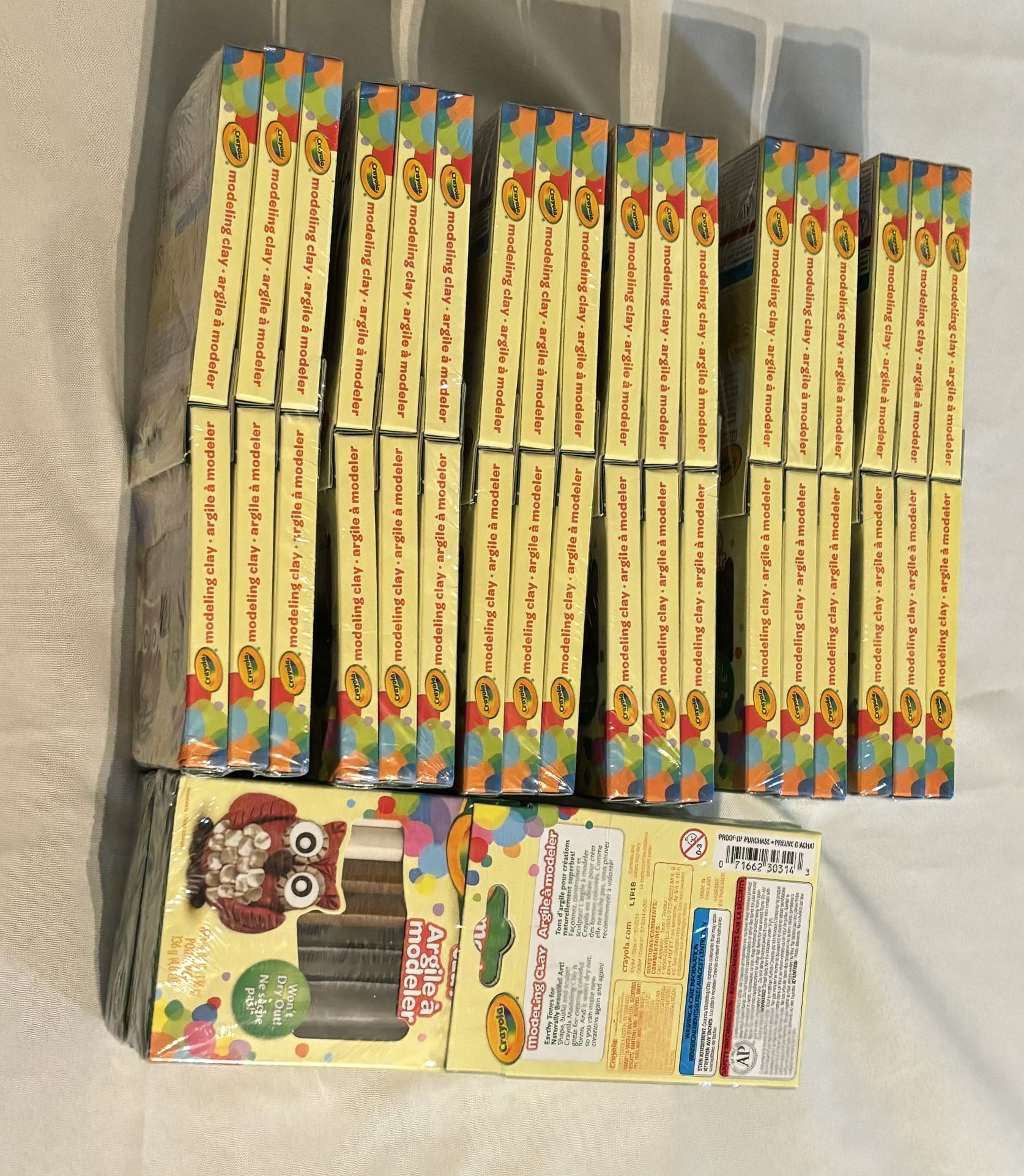 Crayola Modeling Clay Natural 48 Packs Of 8