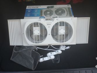 Shinic Twin Window Fan – Works Great – Expandable Side Panels