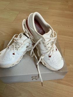 On Running Cloud Sneakers White and Red