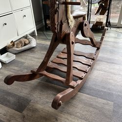 wooden horse for children. in perfect condition.