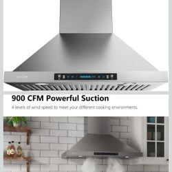 IKTCH - Wall Range Hood Duct Or Ductless 