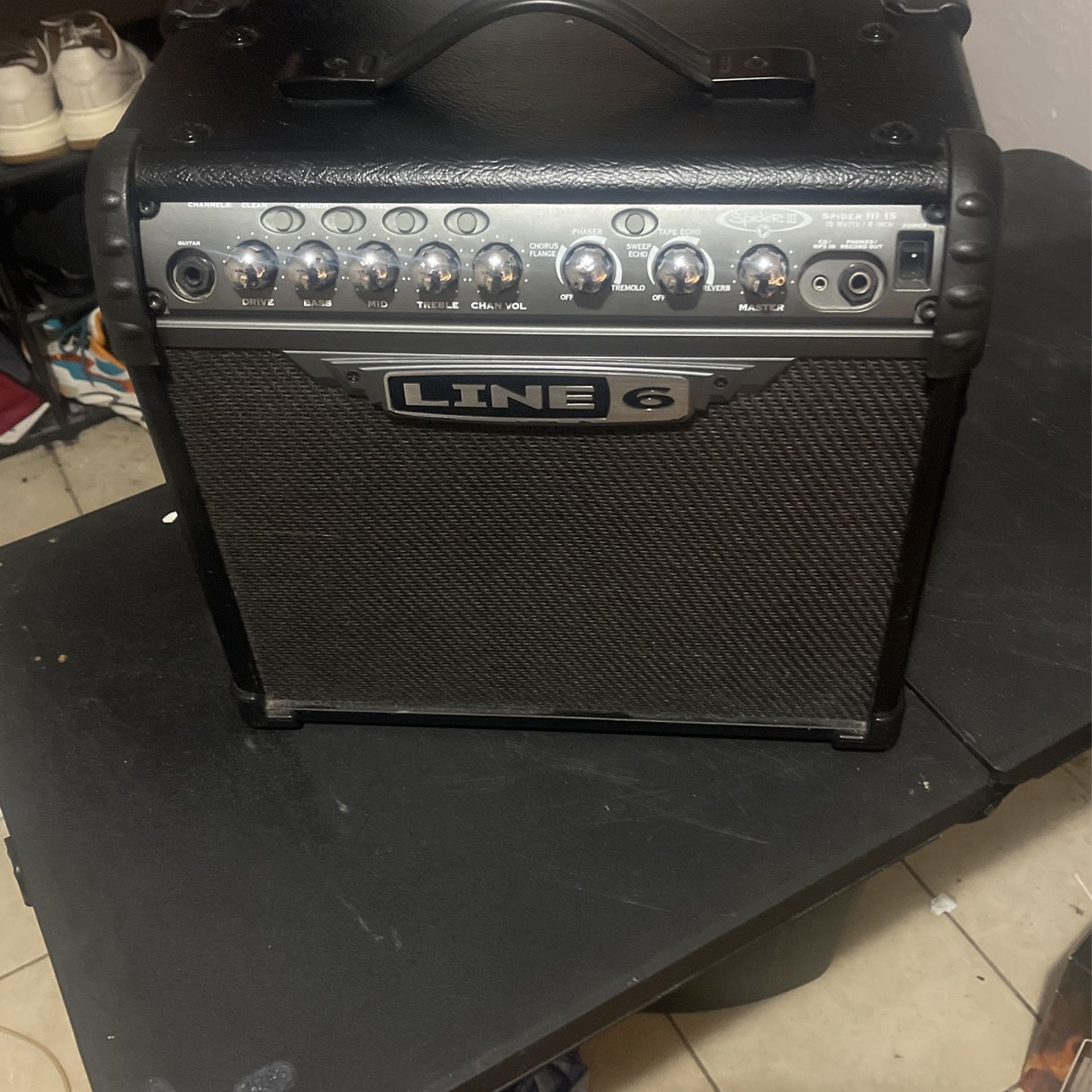 Line 6  Spider Classic electric guitar amplifier. 