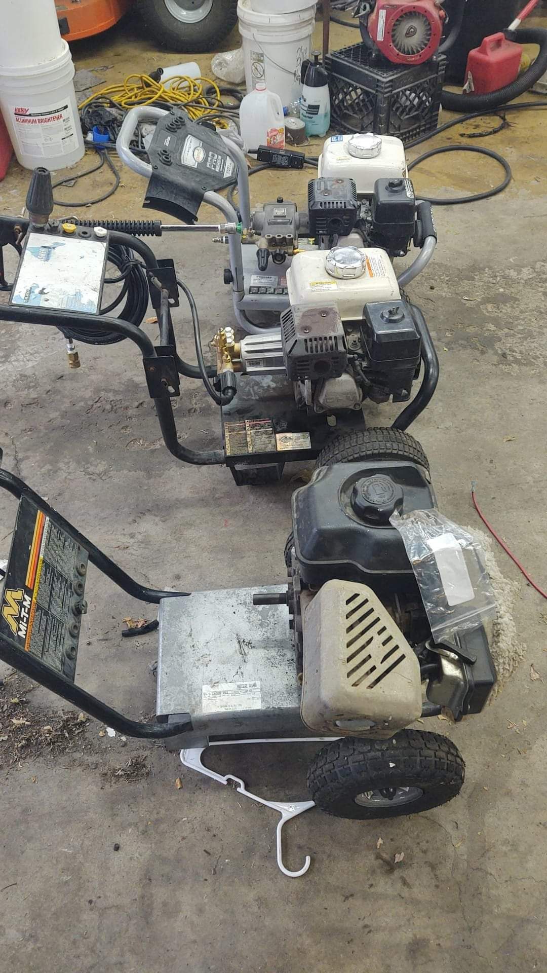 Pressure washers several to choose from.