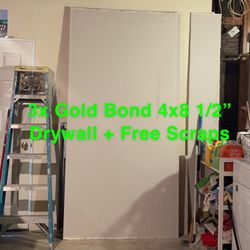 Dry Wall 1/2” Thick 4’ By 8’ 
