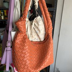 Orange handbag