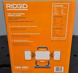 Customer Reviews for RIDGID 18V 4.0 Ah MAX Output Battery and Rapid Charger Kit with 18V Cordless Hybrid LED Panel Light
18V 4.0 Ah MAX Output Battery