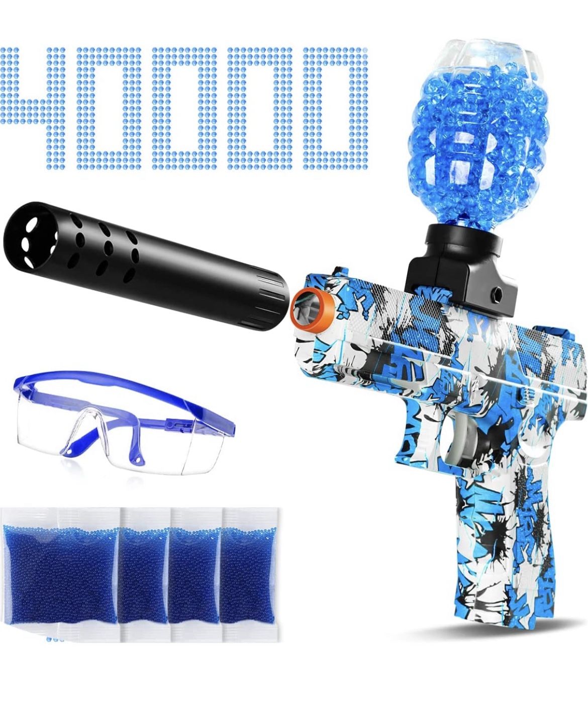 Automatic Water Bullet Shooting Gel Blaster 