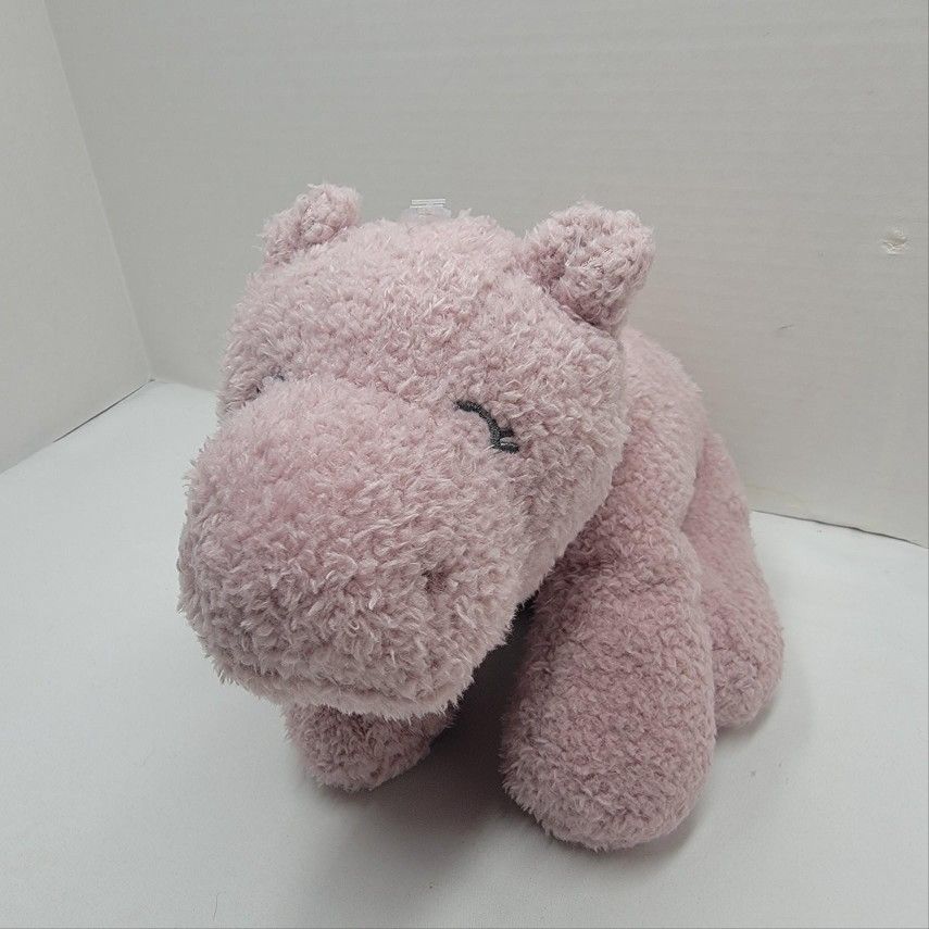 Carter's Just One You Baby Purple Hippo Stuffed Animal Plush 10" Zoo Soft Jungle
